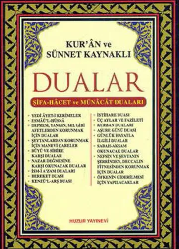Kurân Ve Sünnet Kaynaklı Dualar
