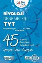 YENİNESİL YKS TYT BİYOLOJİ 45 DENEME SINAVI VİDEO ÇÖZÜMLÜ *YENİ*