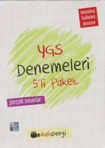 Eksen-Kafadengi YGS Denemeleri 5'li Paket