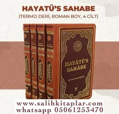 Hayatüs Sahabe 4 Cilt Takım Termo Deri