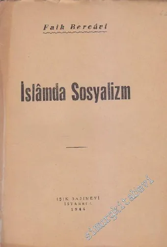 İslâmda Sosyalizm  -        1946