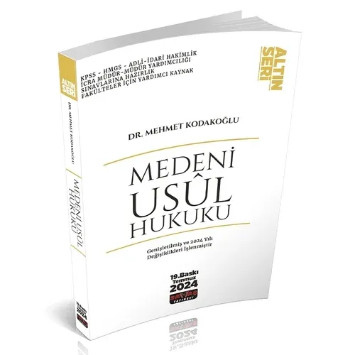 MEDENİ USUL HUKUKU