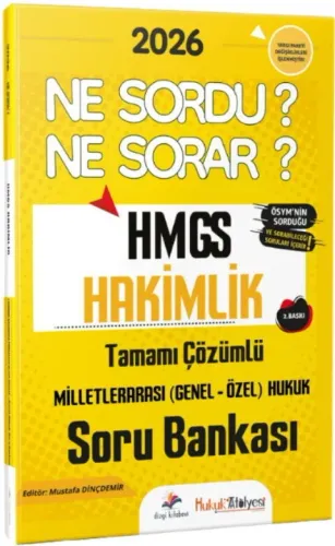Dizgi Kitap Yayınları 2026 Hukuk Atölyesi HMGS Hakimlik Ne Sordu Ne So