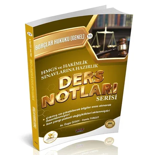 HUKAL HMGS Hakimlik  Borçlar Hukuku Genel Hükümler Ders Notları