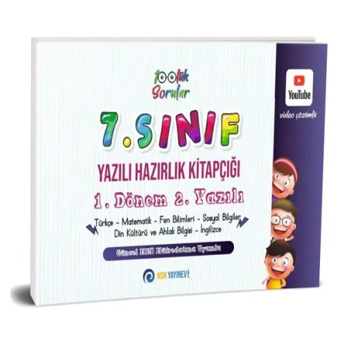 NSN Yayınları 7. Sınıf Yazılı Hazırlık Kitapçığı 1. Dönem 2. Yazılı