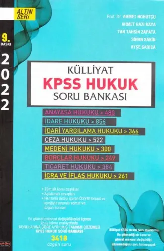 KPSS Hukuk Soru Bankası