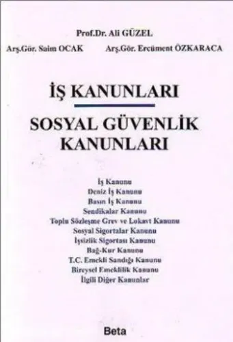 İş Kanunları-Sosyal Güvenlik Kanunları