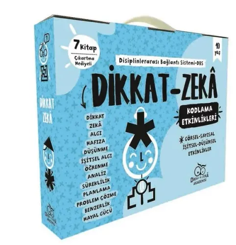 Dikkat - Zeka 4 Sınıf Seti - 10 Yaş (7 Kitap)