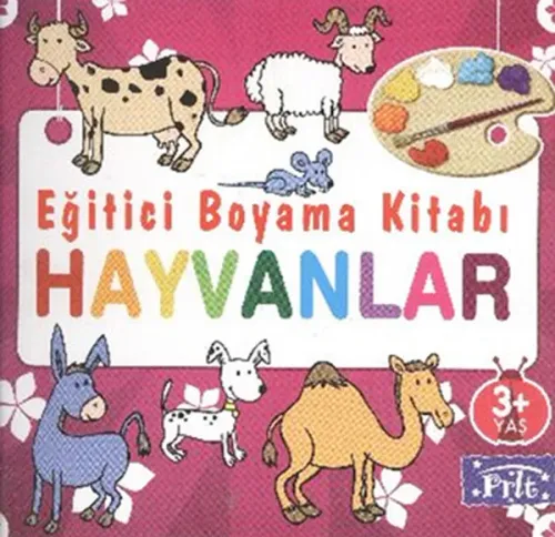 Eğitici Boyama Kitabı - Hayvanlar; 3 Yaş Üstü