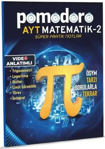 Pomodoro Yayınları AYT Matematik-2 Süper Pratik Notlar