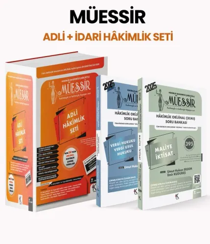 MÜESSİR ADLİ + İDARİ HÂKİMLİK Çıkmış Soru Bankası SETİ 2025