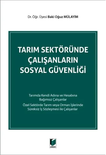 Tarım Sektöründe Çalışanların Sosyal Güvenliği