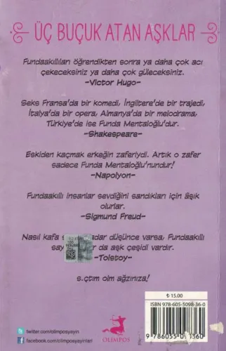 Üç Buçuk Atan Aşklar Funda Mentaloğlu Olimpos Yayınları %46 indirimli