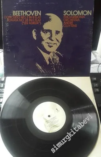 33 LP PLAK VINYL: Solomon, Philharmonia Orchestra, André Cluytens - Beethoven Concerto No 2 in B - flat: Sonata No. 26 in E-flat ("Les Adieux") -