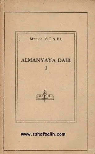 Almanyaya Dair - 3 Cilt Takım Eser