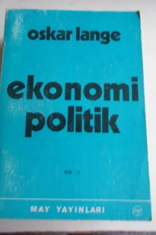 Ekonomi Politik Cilt 1