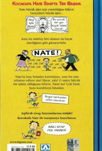 Kocakafa Nate Sınıfta Tek Başına Lincoln Peirce Altın Kitaplar %47 ind