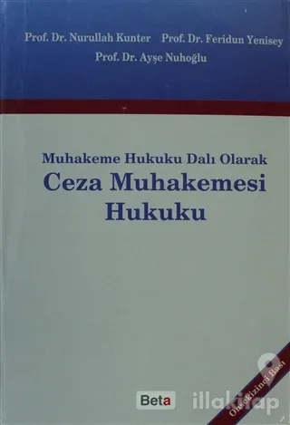 Muhakeme Hukuku Dalı Olarak - Ceza Muhakemesi Hukuku (Ciltli)