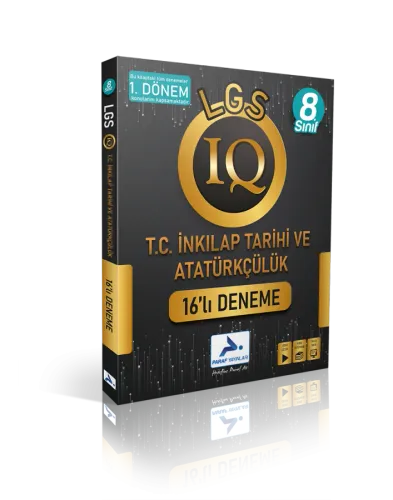 PARAF 8.SINIF IQ İNKILAP TAR.16 LI DEN.1.DÖNEM KON