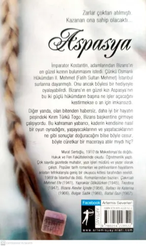 Aspasya(Cep Boy) Murat Sertoğlu Artemis Yayınları %50 indirimli