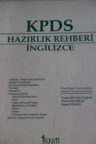 KPDS Hazırlık Rehberi İngilizce