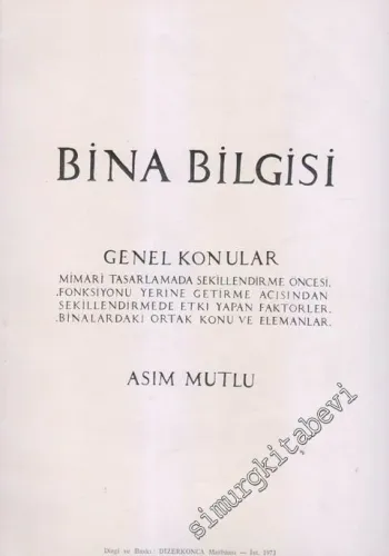 Bina Bilgisi -        1973