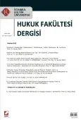 İstanbul Kültür Üniversitesi Hukuk Fakültesi Dergisi Cilt:9 – Sayı:1 Ocak 2010 1