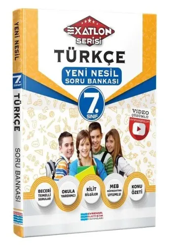 7.Sınıf Türkçe Video Çözümlü Soru Bankası (Exatlon Serisi)