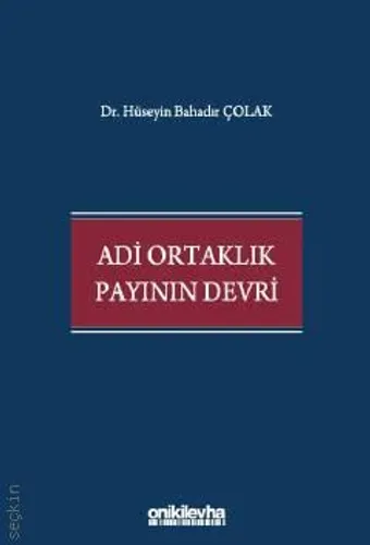 Adi Ortaklık Payının Devri