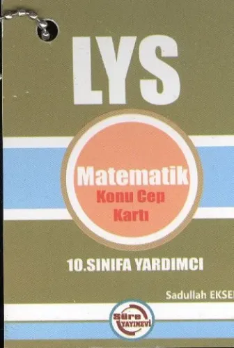 Süre LYS Matematik Konu Cep Kartı