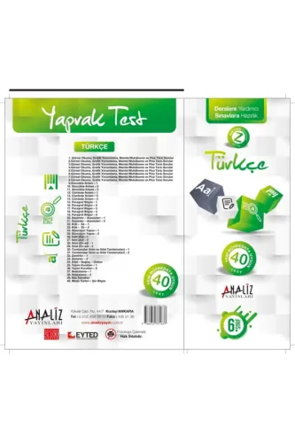 Analiz - 6. Sınıf Türkçe Yaprak Test