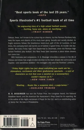 Frıday Night Lights H.G.Bissinger Da Capo Press %40 indirimli