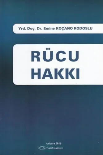 Rücu Hakkı Emine Koçano Rodoslu