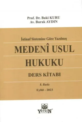 Medeni Usul Hukuku Ders Kitabı