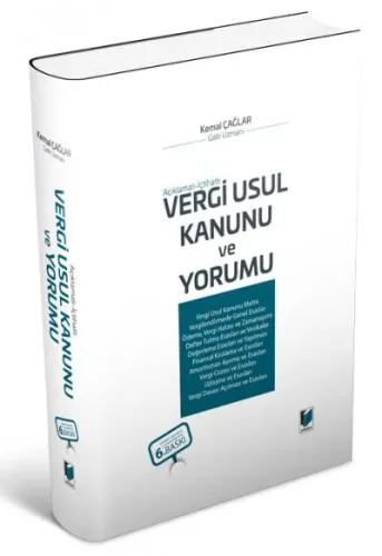 Vergi Usul Kanunu ve Yorumu
