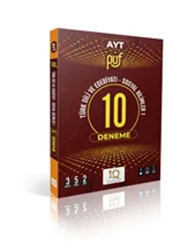 IQ YAYINLARI AYT EDEB.-SOS.BİLİM.PÜF10 BRANŞ DEN.