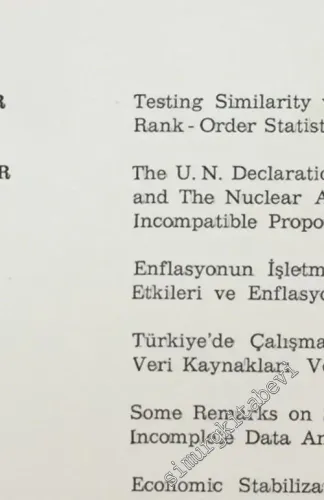 ODTÜ Gelişme Dergisi - METU Studies in Development - Sayı: 2  Cilt: 9     1982