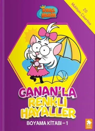 Kral Şakir - Canan’la Renkli Hayaller Boyama Kitabı- 1