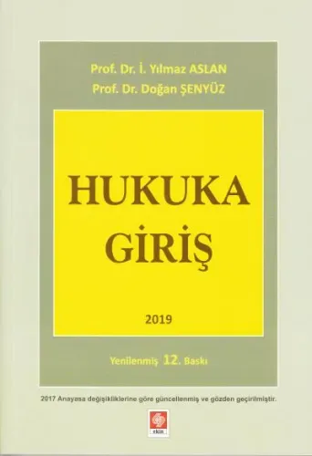 Hukuka Giriş İ. Yılmaz Aslan