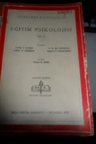Eğitim Psikolojisi Cilt 1