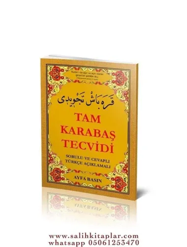 Tam Karabaş Tecvidi - Ali Haydar Kuranı Kerim Elifbası