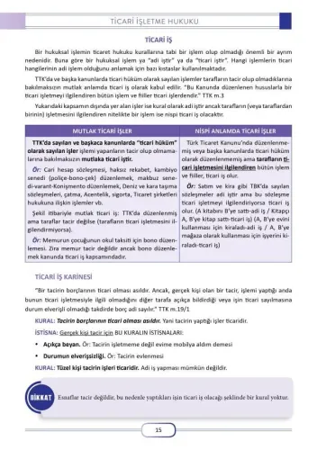 İmtiyaz Ticaret Hukuku