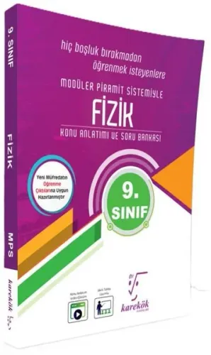 Karekök Yayınları 9. Sınıf Fizik MPS Konu Anlatımı ve Soru Bankası