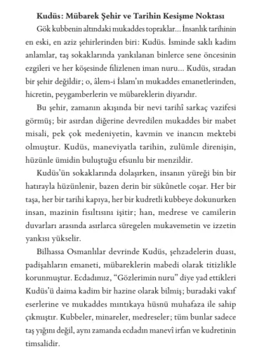 Kudüs’ün Yitik Nefesi Gazze