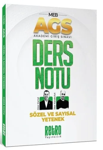 Retro Yayıncılık MEB-AGS Sözel ve Sayısal Yetenek Ders Notu