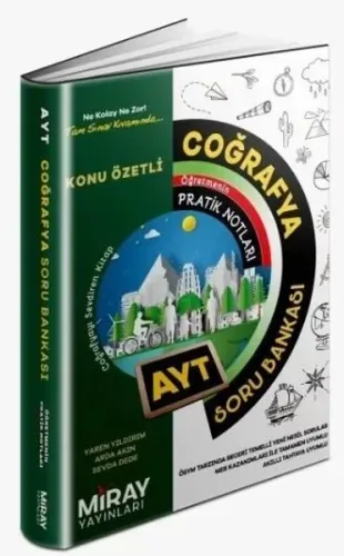 Miray Yayınları AYT Coğrafya Konu Özetli Soru Bankası