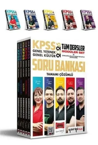 Yargı Yayınları 2026 KPSS Genel Yetenek Genel Kültür Tüm Dersler Tamamı Çözümlü Modüler Soru Bankası Seti (5 Kitap)