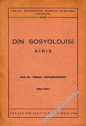 Din Sosyolojisi Giriş -