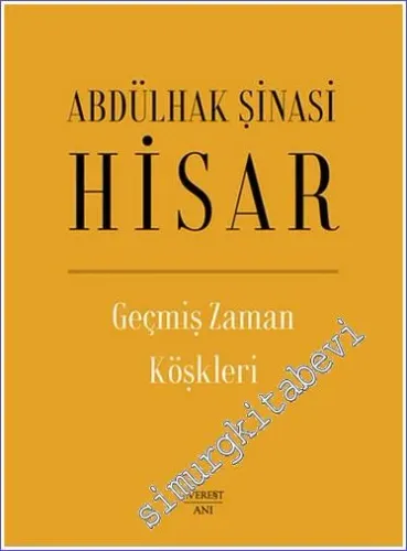 Geçmiş Zaman Köşkleri CİLTLİ -
