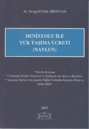 Denizyolu ile Yük Taşıma Ücreti (Navlun)